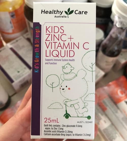 Review siro Healthy Care Kids Zinc + vitamin C Liquid của Úc-2