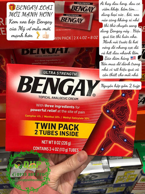 Bengay là thuốc gì? Review có thực sự tốt không