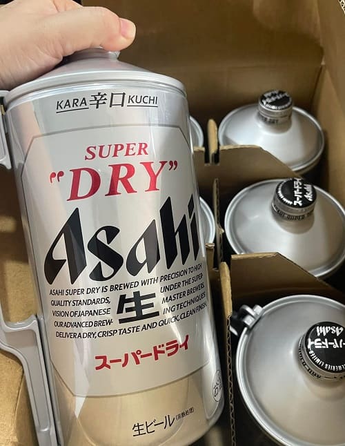Bom bia Asahi Super Dry 2l giá bao nhiêu?-2