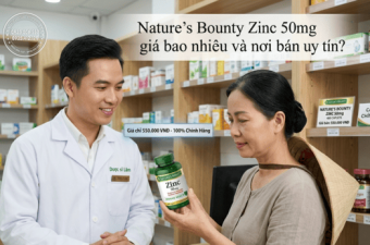 Nature’s Bounty Zinc 50mg giá bao nhiêu và nơi bán uy tín