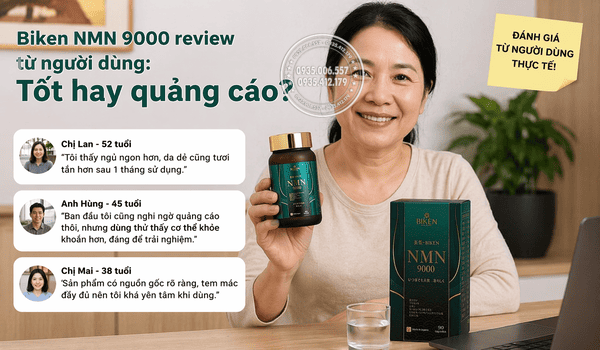 Biken NMN 9000 review từ người dùng: Tốt hay quảng cáo?