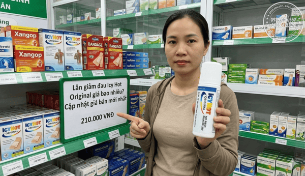Lăn giảm đau Icy Hot Original giá bao nhiêu? Cập nhật giá bán mới nhất