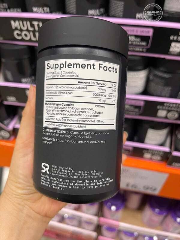 Chuyên gia đánh giá Multi Collagen Sports Research như thế nào?